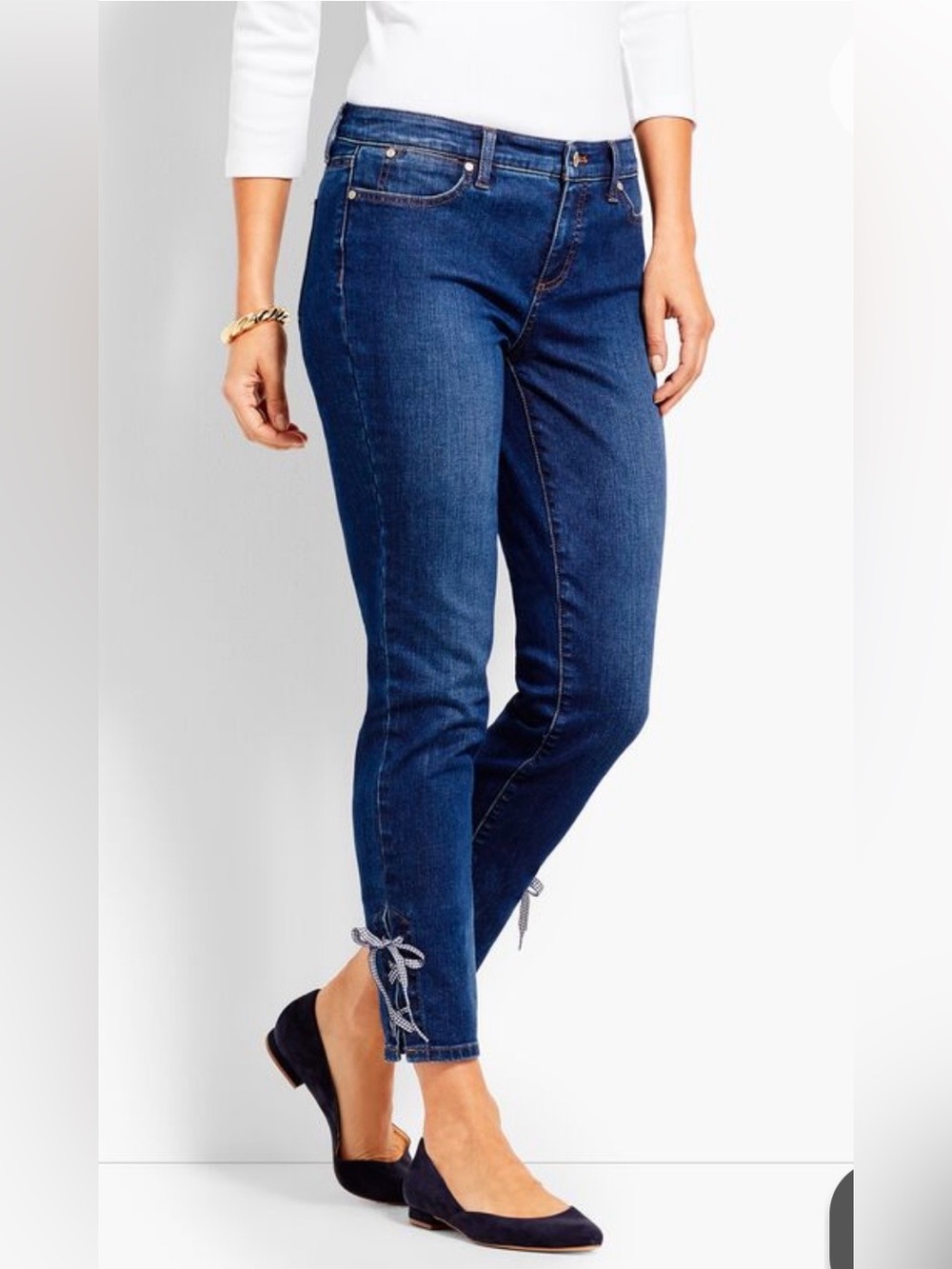 Talbots slim ankle jeans